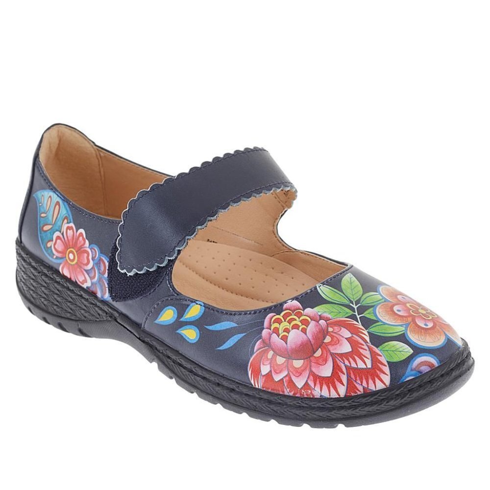 Anuschka Ella Printed Leather Mary Jane 4241